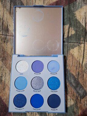 Colourpop “Blue Moon” 9-Pan Eyeshadow Palette 🌙 Blue Monochrome